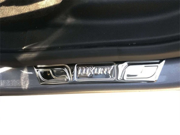 Peugeot 3008 Luxury için Kapı Eşiği 4 Parça Krom 2010 Ve Sonrası - Resim 3