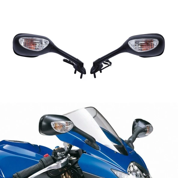 Karadeniz Motor 2006-2008 Suzuki GSX-R 600 Srad Uyumlu Ayna Takım Sağ Sol Ayna Set - 12