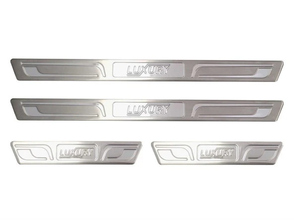 Ford Focus 2 için Luxury Kapı Eşiği Krom 2005-2011