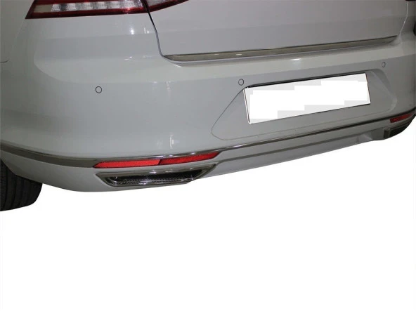 Volkswagen Passat 45420 için Arka Tampon Alt Çıtası 3 Parça Krom 2019 Ve Sonrası ürün görseli