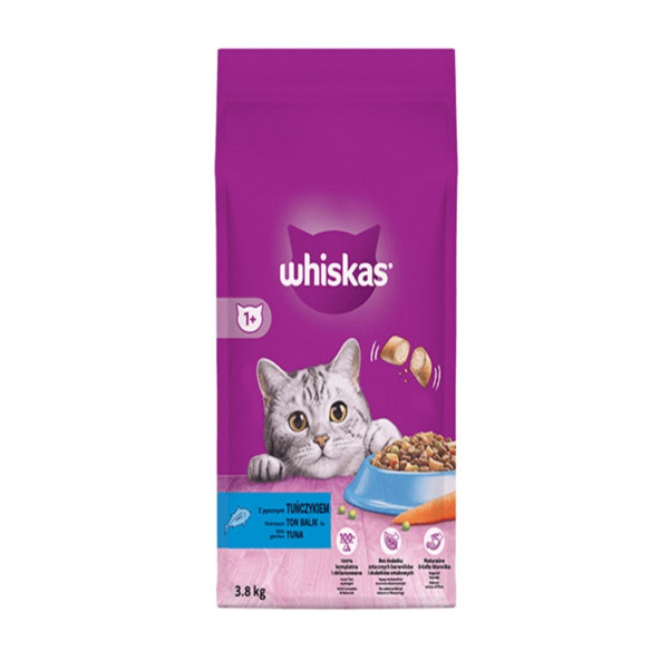 Whiskas Ton Balıklı Ve Sebzeli Yetişkin Kedi Maması 3.8 Kg