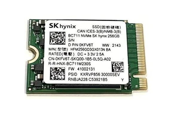SK Hynix HFM256GD3GX013N-BA 256 GB M.2 2230 NVMe SSD