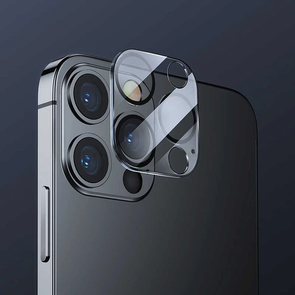 Vendas iPhone 12 Pro Uyumlu İntegrated cam kamera lens koruyucu - 3