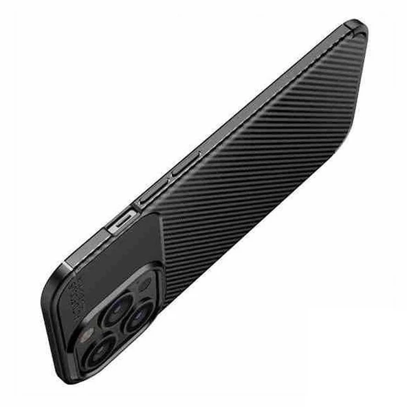 Vendas iPhone 13 Pro Deep Dizayn Auto Focus Tasarımlı Kılıf + Seramik Nano Ekran Koruyucu - Resim 6