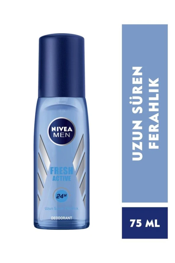 Nivea Men Deo Pump Sprey Fresh Active 75 ml Erkek