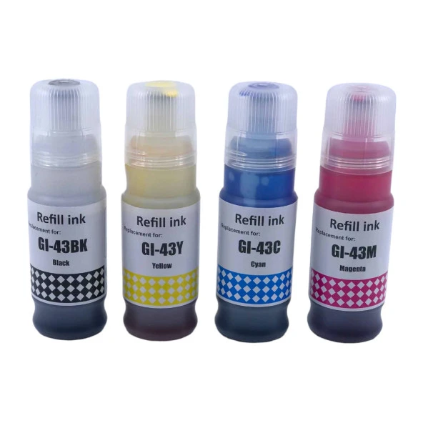 Ekoset Canon G540 G640 GI-43 4 Renk Muadil Mürekkep - 1