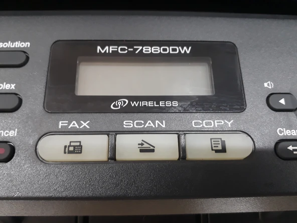 brother mfc-7860dw yazıcı(İKİNCİ EL) - 2