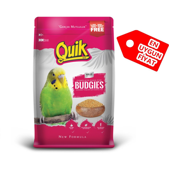 Quik Muhabbet Kuşu Yemi 500 gr.
