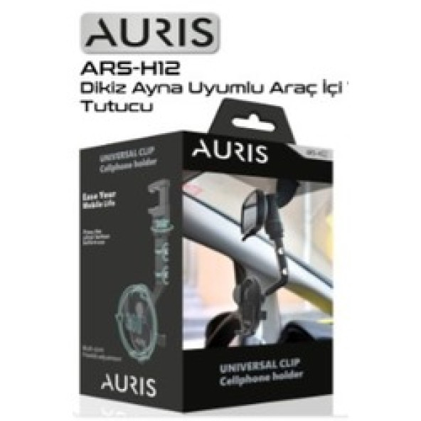 Auris H12 Dikiz Aynası Uyumlu Araç İçiTelefon Tutucu