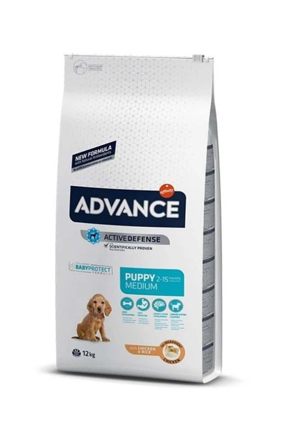 Advance Dog Puppy Medium Irk Köpek Maması 12 Kg