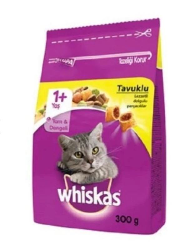 Whiskas Tavuklu Adult Kedi Maması 300 Gr