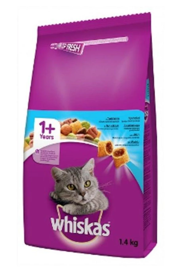 Whiskas Yetişkin Ton Balıklı Kedi Maması 1.4 Kg