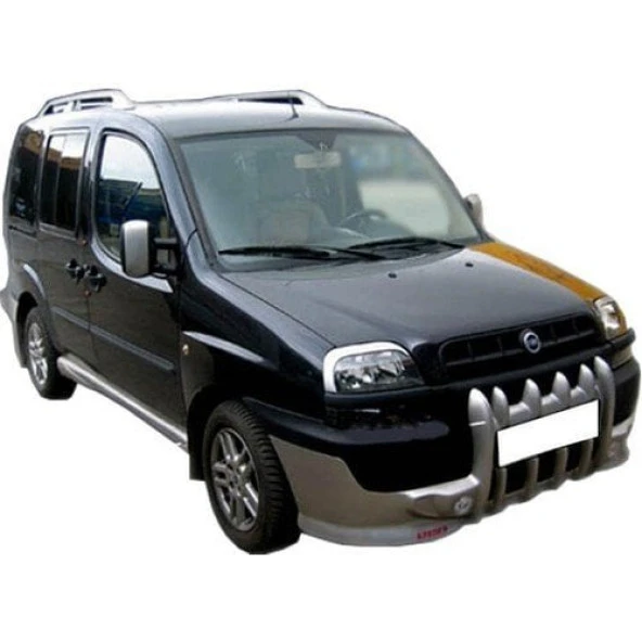 Fiat Doblo 1 için Ön Koruma Bodyguard Fiber 2000-2006