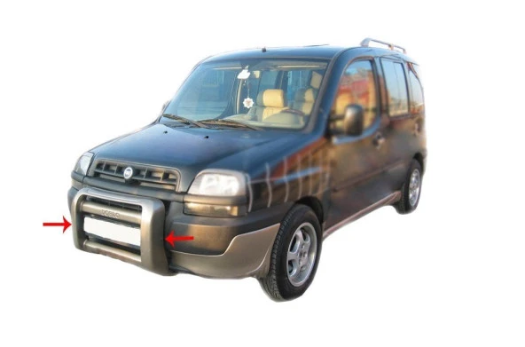 Fiat Doblo 1 için Ön Koruma (Md:1) Fiber 2000-2006