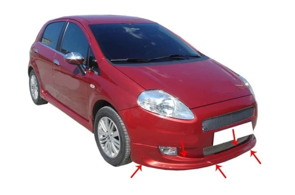 Fiat Grande Punto için Ön Tampon Altı Fiber 2005-2010