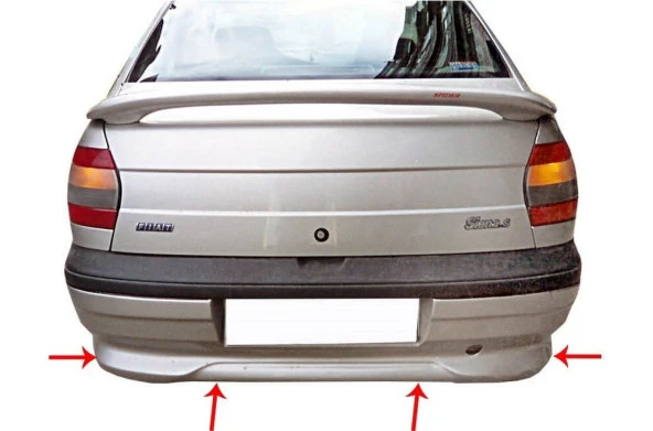Fiat Siena Arka için Tampon Altı Fiber 1998-2002