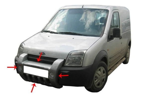 Ford Connect Ön için Koruma Md:3 (Sisli) Fiber 2002-2006