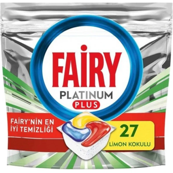 Fairy Platinum Plus 27'li Bulaşık Makinesi Deterjanı Kapsülü