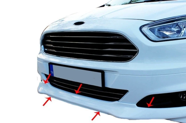 Ford Courier için Ön Tampon Altı için Fiber 2014-2017 - Resim 2