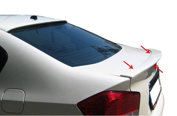 Honda City 5 için Spoiler Bagaj Gt Fiber 2008-2014