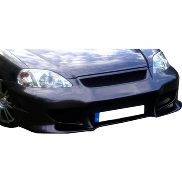Honda Civic 6 için Ön Tampon Altı (Bantlı Md) Fiber 1995-2001