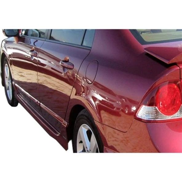 Honda Civic 8 için Marşpiyel 2 Parça Fiber 2006-2011 - Resim 2
