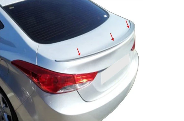 Hyundai Elantra 5 için Spoiler Bagaj Gt Fiber 2012 Ve Sonrası