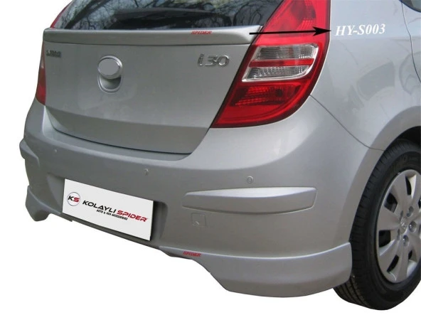 Hyundai İ30 Fd için Arka Tampon Altı 2 Parça Fiber 2007-2012