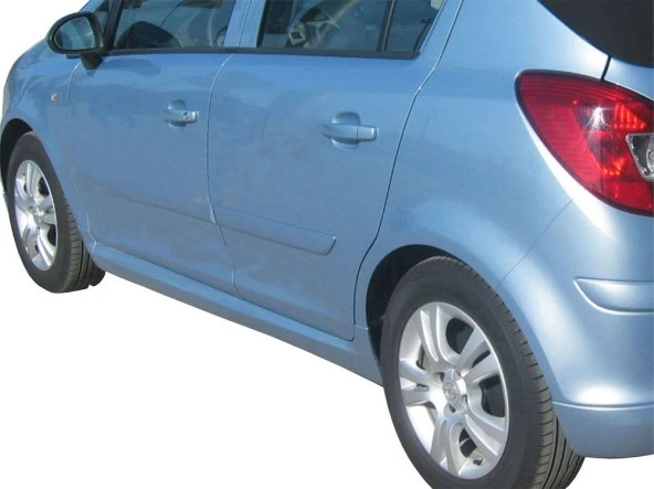 Opel Corsa D için Marşpiyel (5 Kapı Md) 2 Parça Fiber 2007 Ve Sonrası