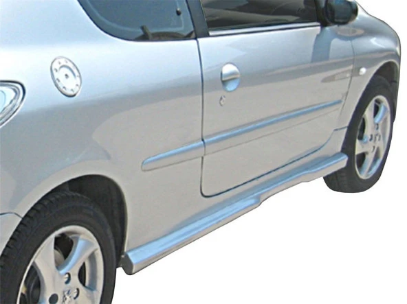 Peugeot 206 Marşpiyel için 2 Parça Fiber 1998-2012