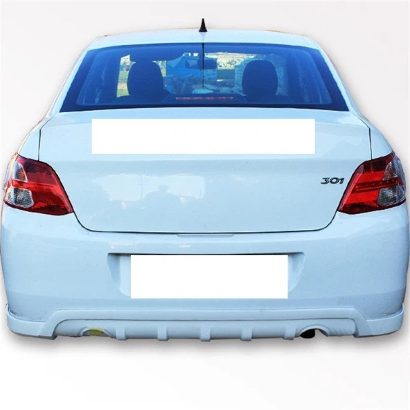 Peugeot 301 Arka için Tampon Altı Fiber 2013 Ve Sonrası