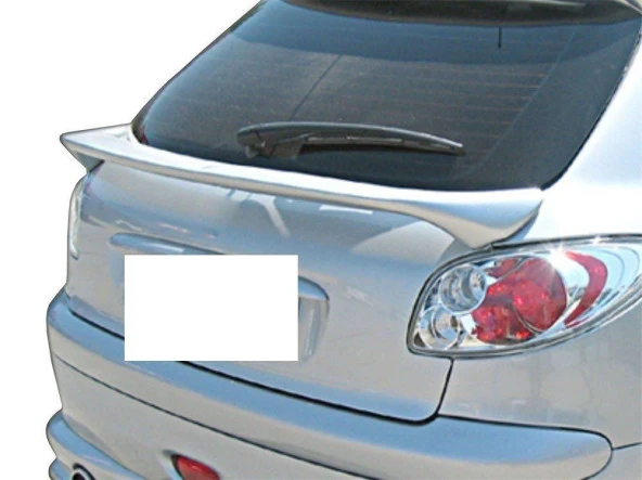 Peugeot 206 Uyumlu Spoiler Cam Altı Fiber 1998-2012