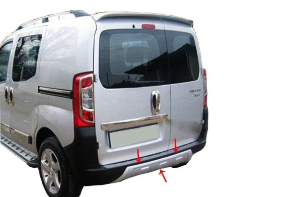 Peugeot Bipper Arka için Orta Tampon (Difüzör) Fiber 2008 Ve Sonrası - 2