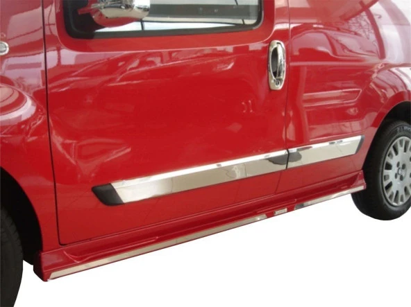 Peugeot Bipper Marşpiyel için Kromlu 2 Parça Fiber 2008 Ve Sonrası