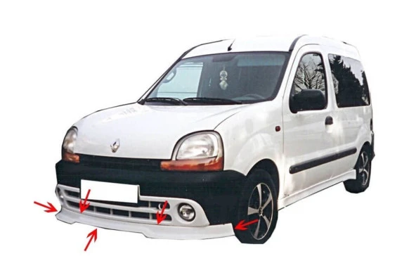 Renault Kangoo 1 için Ön Tampon Altı Fiber 1998-2007