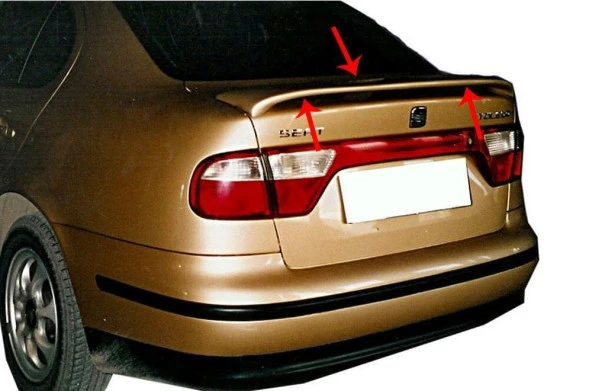 Seat Toledo 2 için Spoiler Bagaj Yüksek (Md:2) 1998-2005