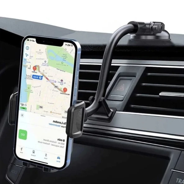 LinkTech H711 Vantuzlu Uzun Kol Araç İçi Telefon Tutucu - 2