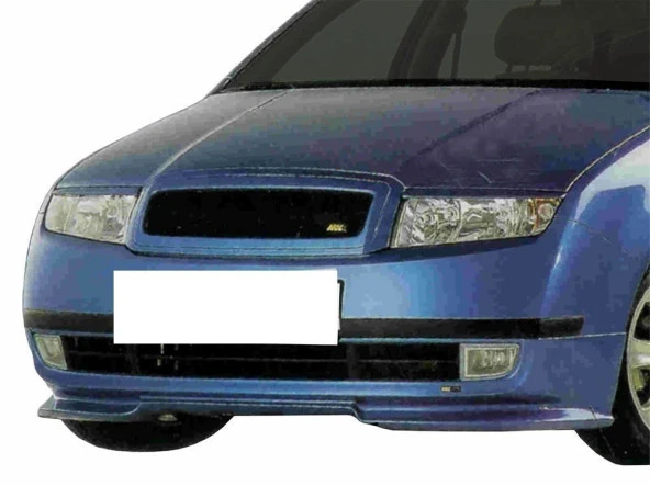 Skoda Fabia 1 için 6Y Hatchback Ön Tampon Altı Fiber 1999-2007