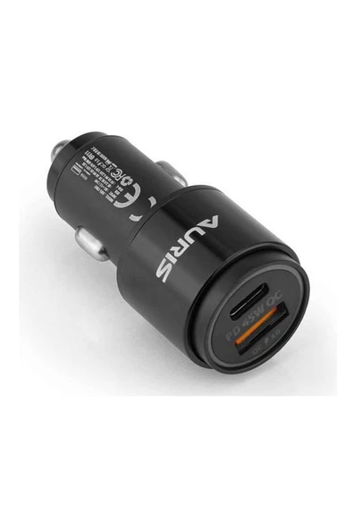 Auris Ars-Cr07 45W Pd+Usb Oto Şarj Kafa