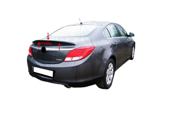 Opel Insignia A için Sedan Spoiler Bagaj Gt Fiber 2008-2013 - Resim 3