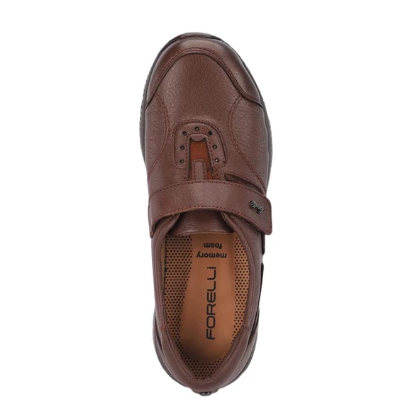 FORELLİ GOLDEN ORTOPEDİK DERİ KEMİK ÇIKINTISI KADIN AYAKKABI - Resim 6