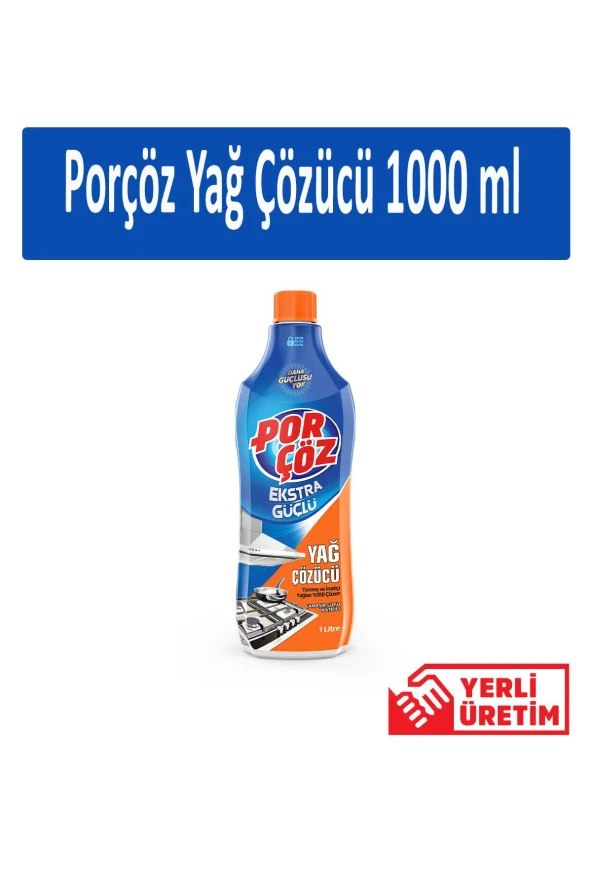 Porçöz Yağ Çözücü 1000 ml