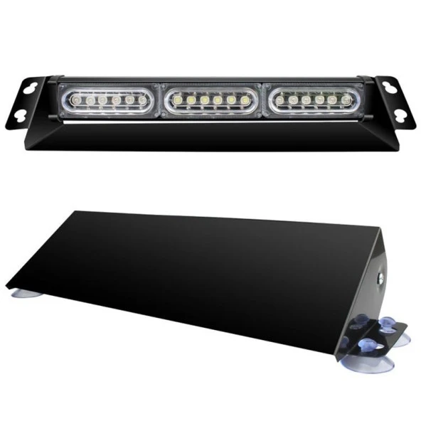 Çakar Lamba 13 için Fonksiyonlu 18 LED 12V Kırmızı-Kırmızı / Lapa532-1