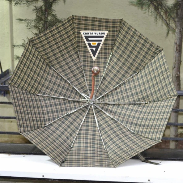 April A238L Otomatik Special Ekose B2 Şemsiye - Resim 5