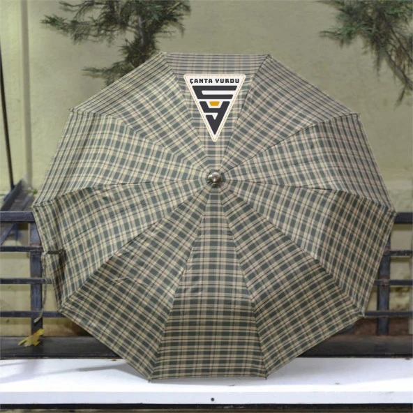 April A238L Otomatik Special Ekose B2 Şemsiye - Resim 6