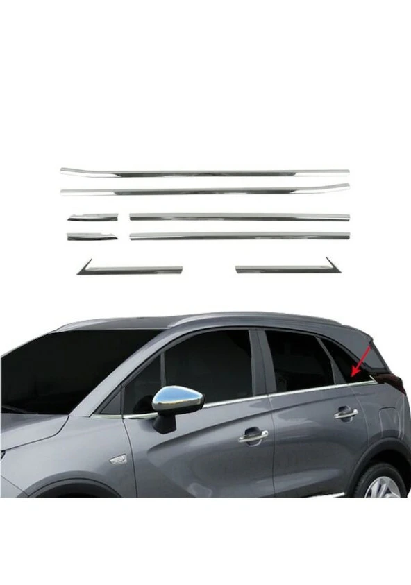 Opel Crossland Cam için Çıtası -2021 Çelik - Resim 2