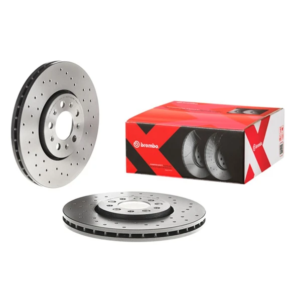 BREMBO FD182000 SPORT DELİKLİ DİSK SETİ ÖN BMW 5 (E60,E61) ürün görseli 1