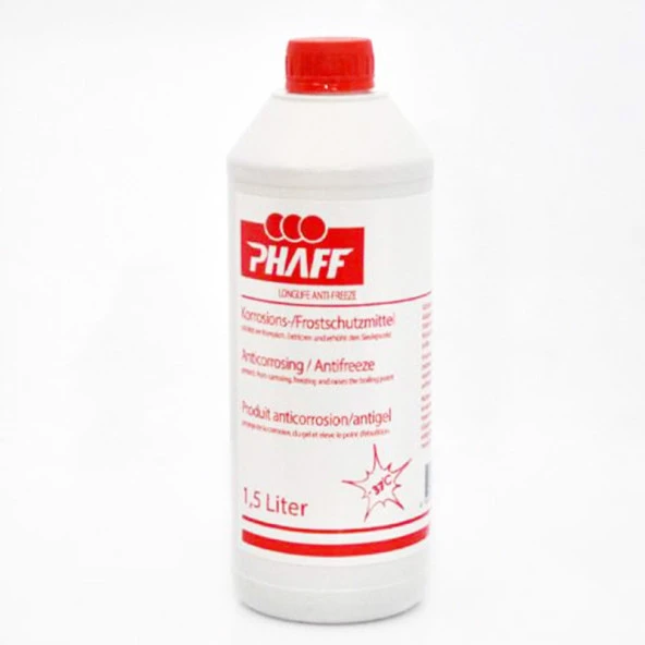 PHAFF ANTIFIRIZ ANTIFIRIZ KIRMIZI ORGANIK 1.5 LT 37 DERECE