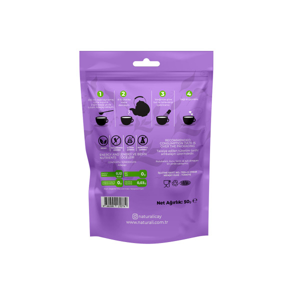 Naturali Kış Çay Paketi - Adaçayı 50 Gr - Çiçek Ihlamur 50 Gr - Kış Keyfi 100 Gr - 3