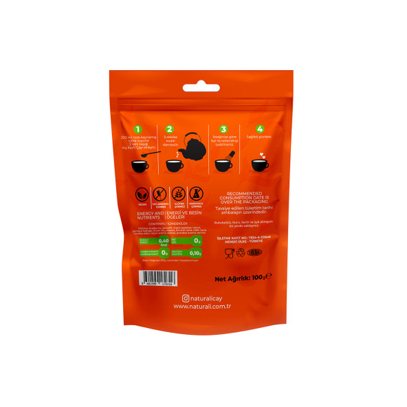 Naturali Kış Çay Paketi - Adaçayı 50 Gr - Çiçek Ihlamur 50 Gr - Kış Keyfi 100 Gr - 7